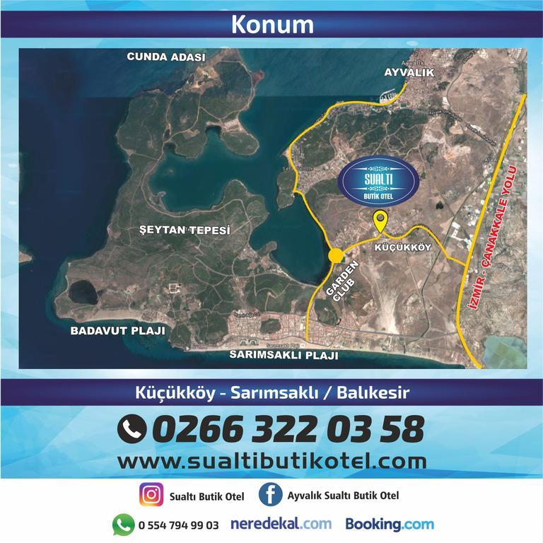 Sualti Hotel Ayvalı Dış mekan fotoğraf